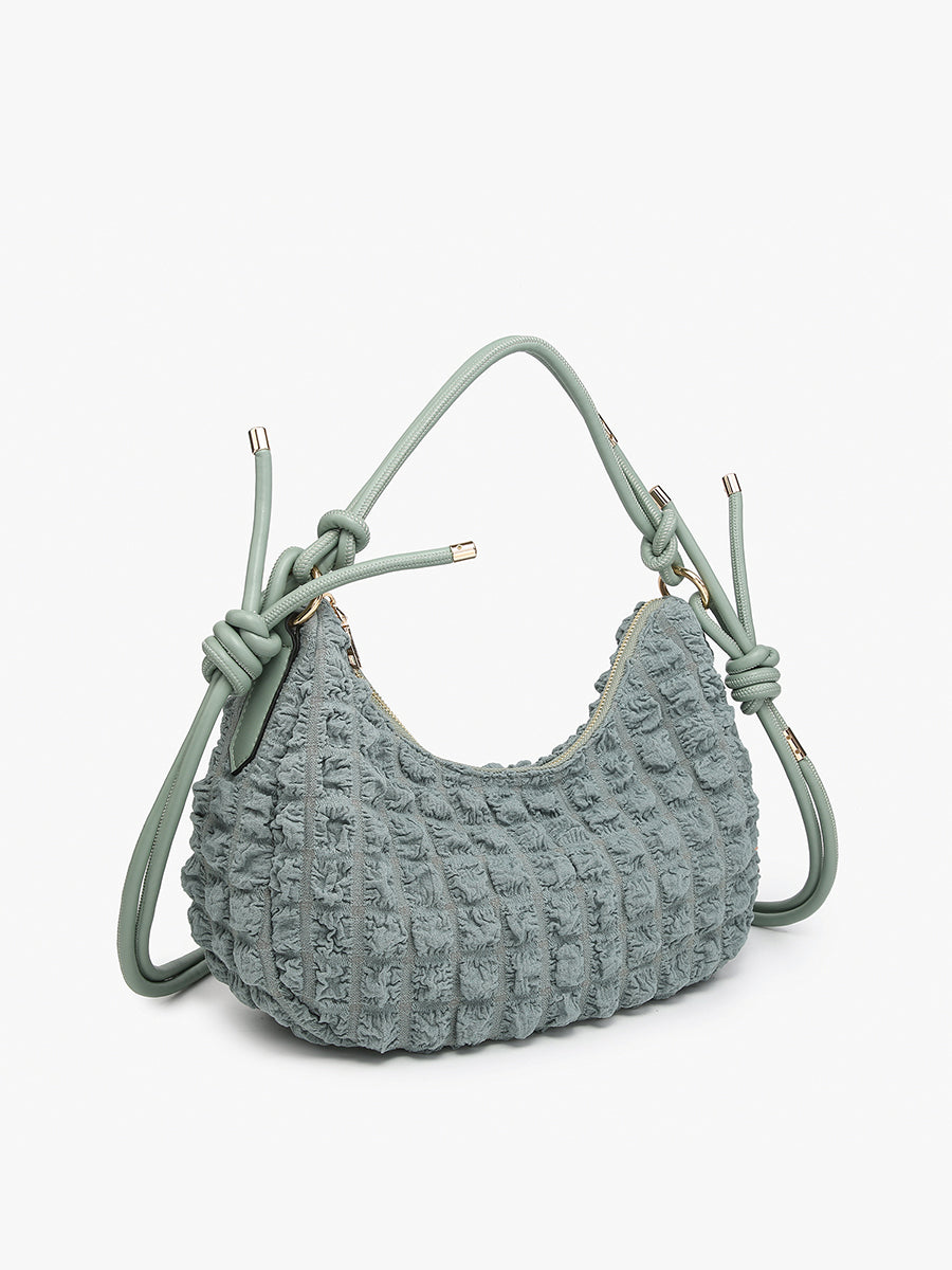 Nelly Quilted Nylon Shoulder Bag