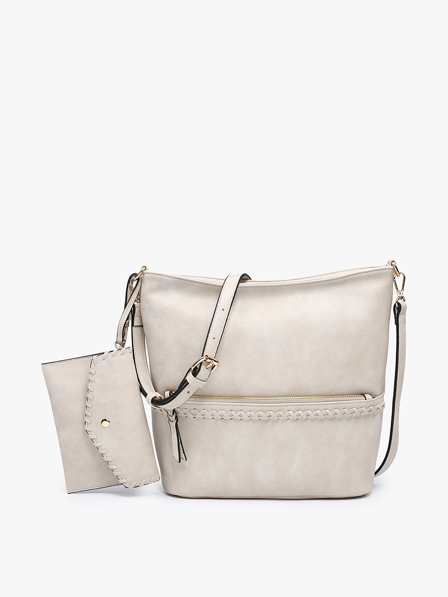 Cynthia Vegan Dist. Whipstitch Hobo