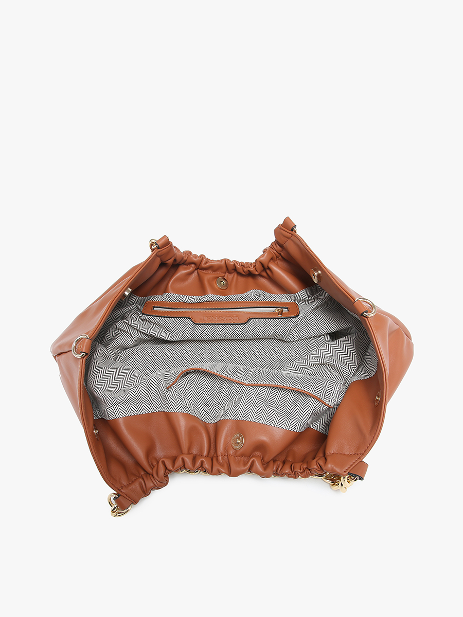 Stassi Vegan Slouchy Tote - Jen & Co. vegan handbag