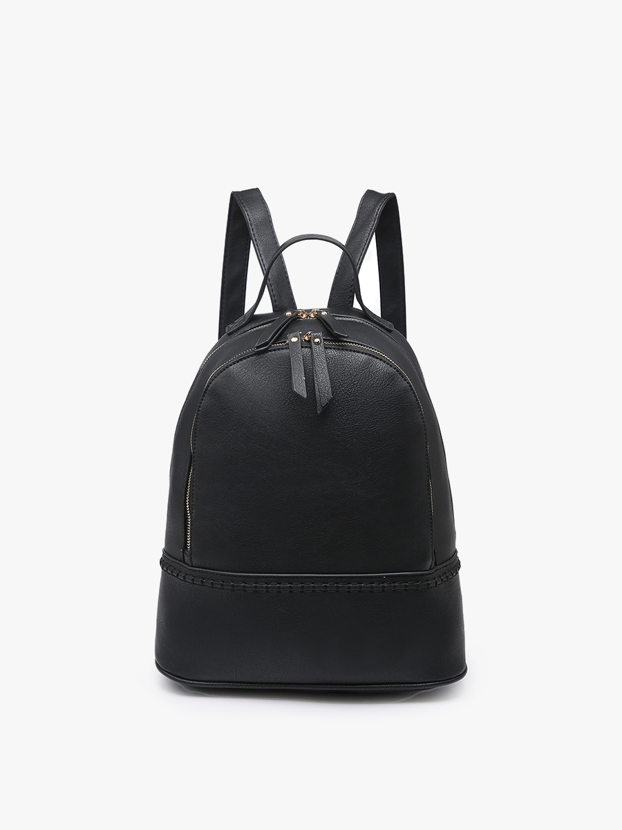 Marty Vegan Backpack in Black - Jen & Co. vegan handbag