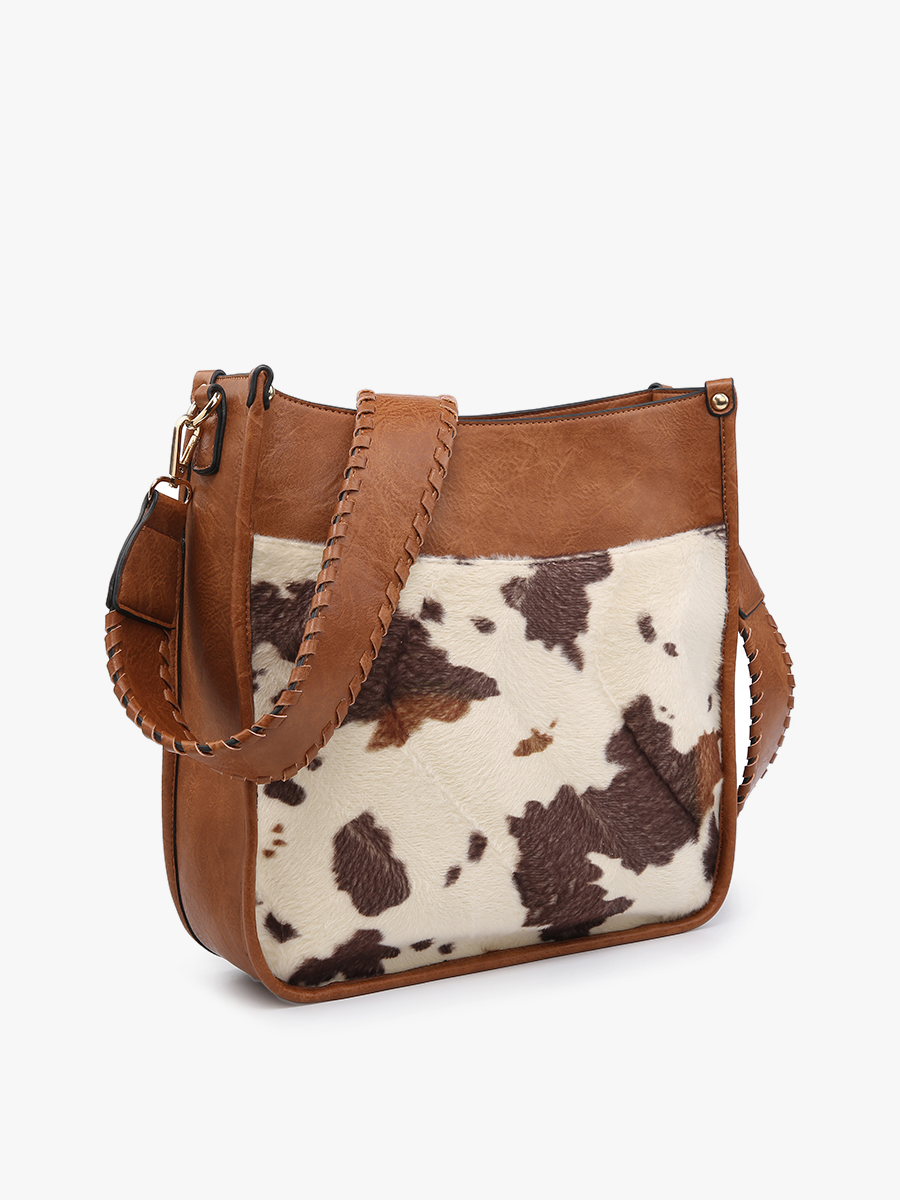 Chloe Vegan Cow Crossbody