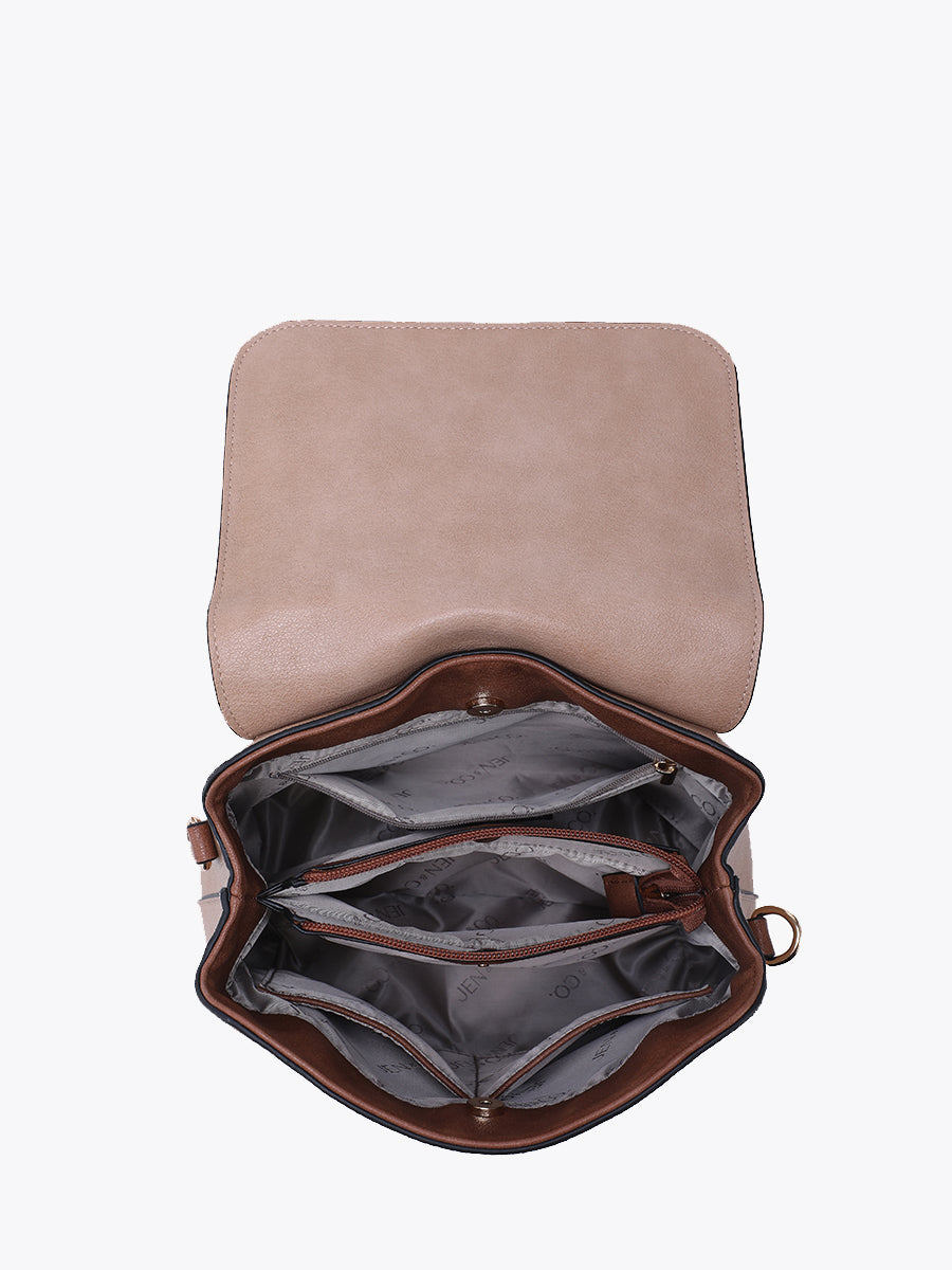 Molly Mini Vegan Backpack - Jen & Co. vegan handbag