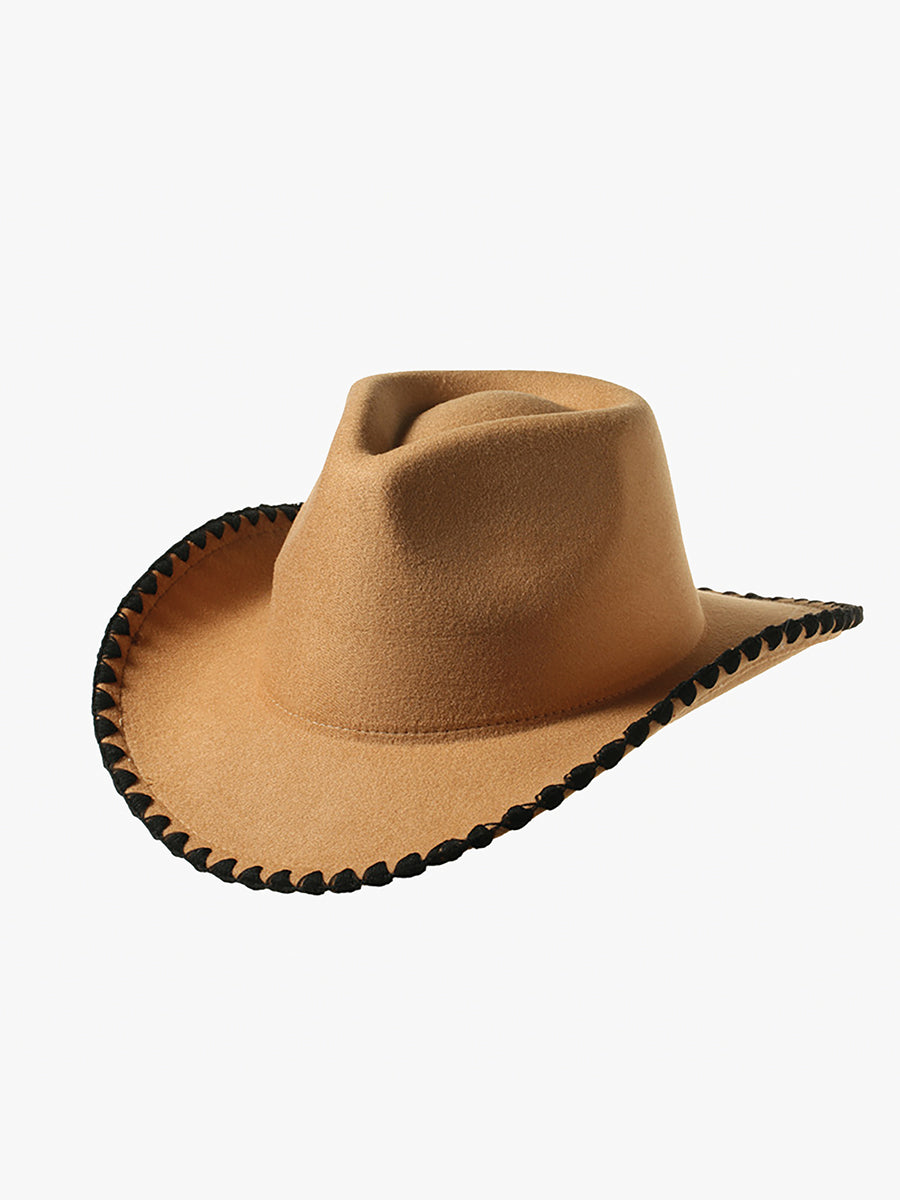 Oakley Contrast Cowboy Hat Tan - Jen & Co. vegan handbag