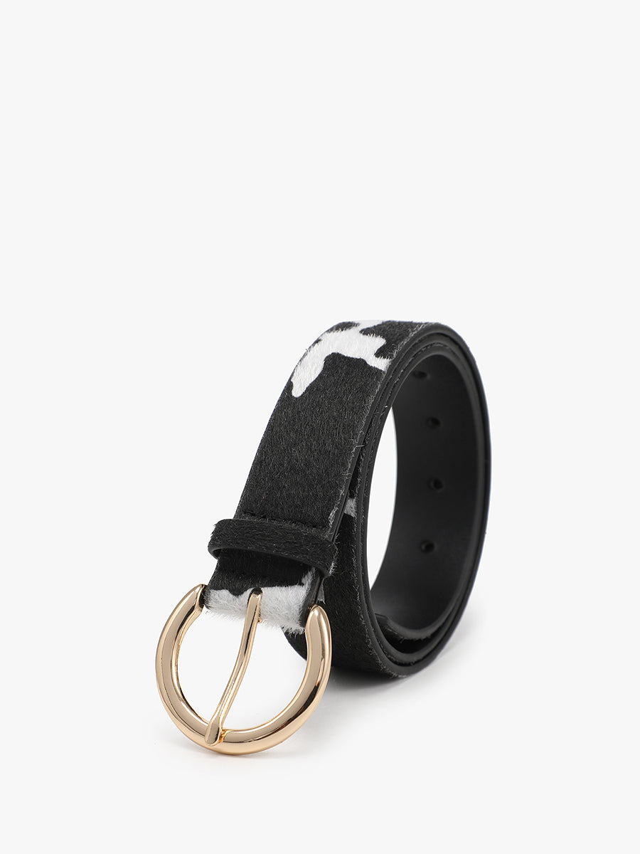 Vegan Animal Print Belt - Jen & Co. vegan handbag