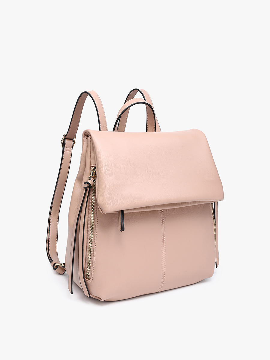 Adley Vegan Foldover Backpack Adley Vegan Foldover Backpack