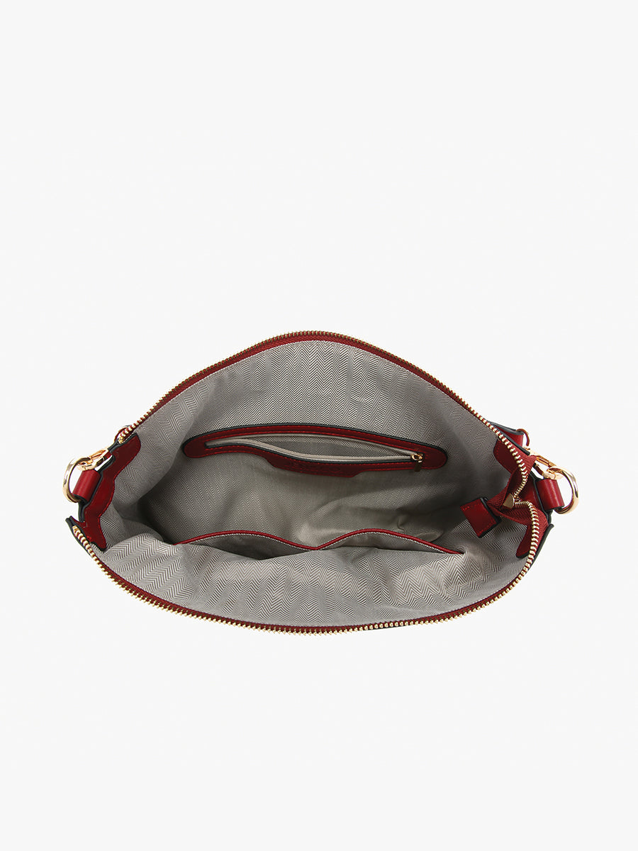 Aurelia Vegan Studded Hobo in - Jen & Co. vegan handbag
