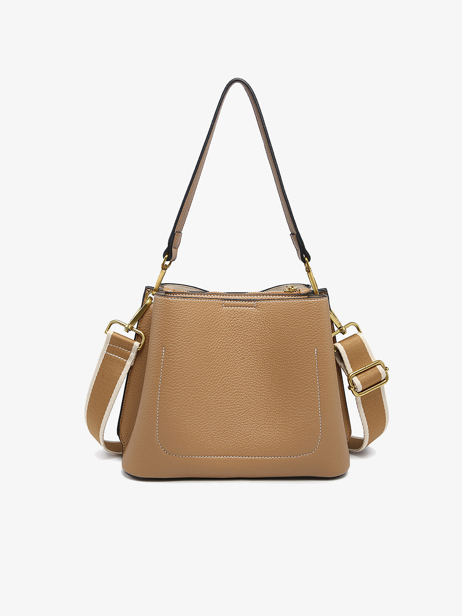 Corinna Vegan Bucket Bag - Jen & Co. vegan handbag