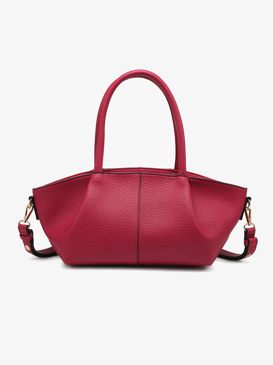 Karen Vegan Pleated Satchel