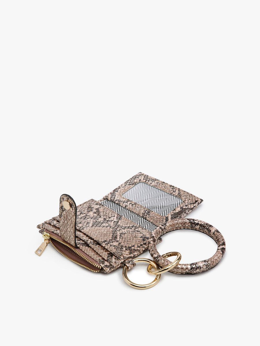 Sammie Vegan Wallet w/ Bangle in - Jen & Co. vegan handbag