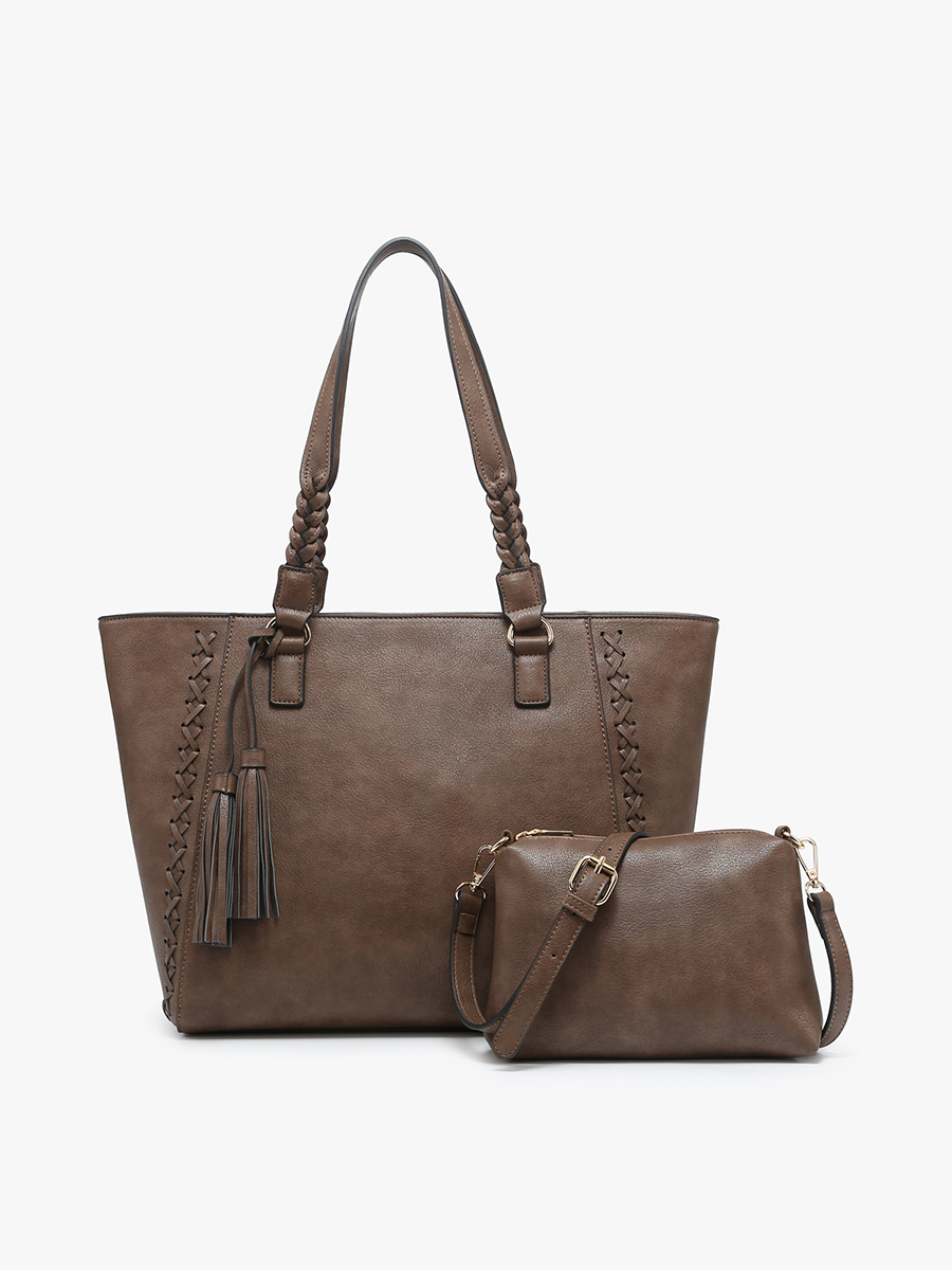 Lisa Vegan Structured Tote