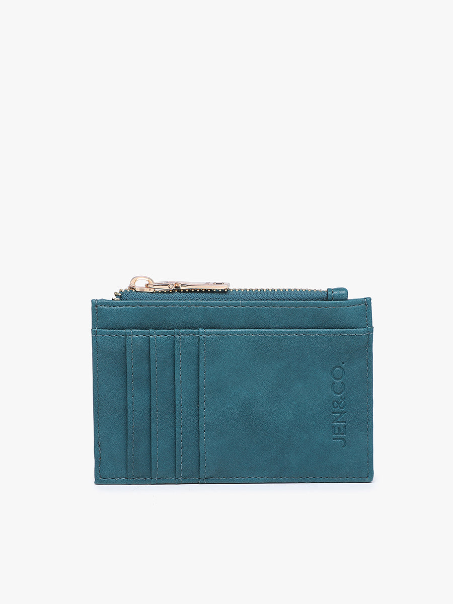Sia Vegan RFID Wallet Peacock - Jen & Co. vegan handbag