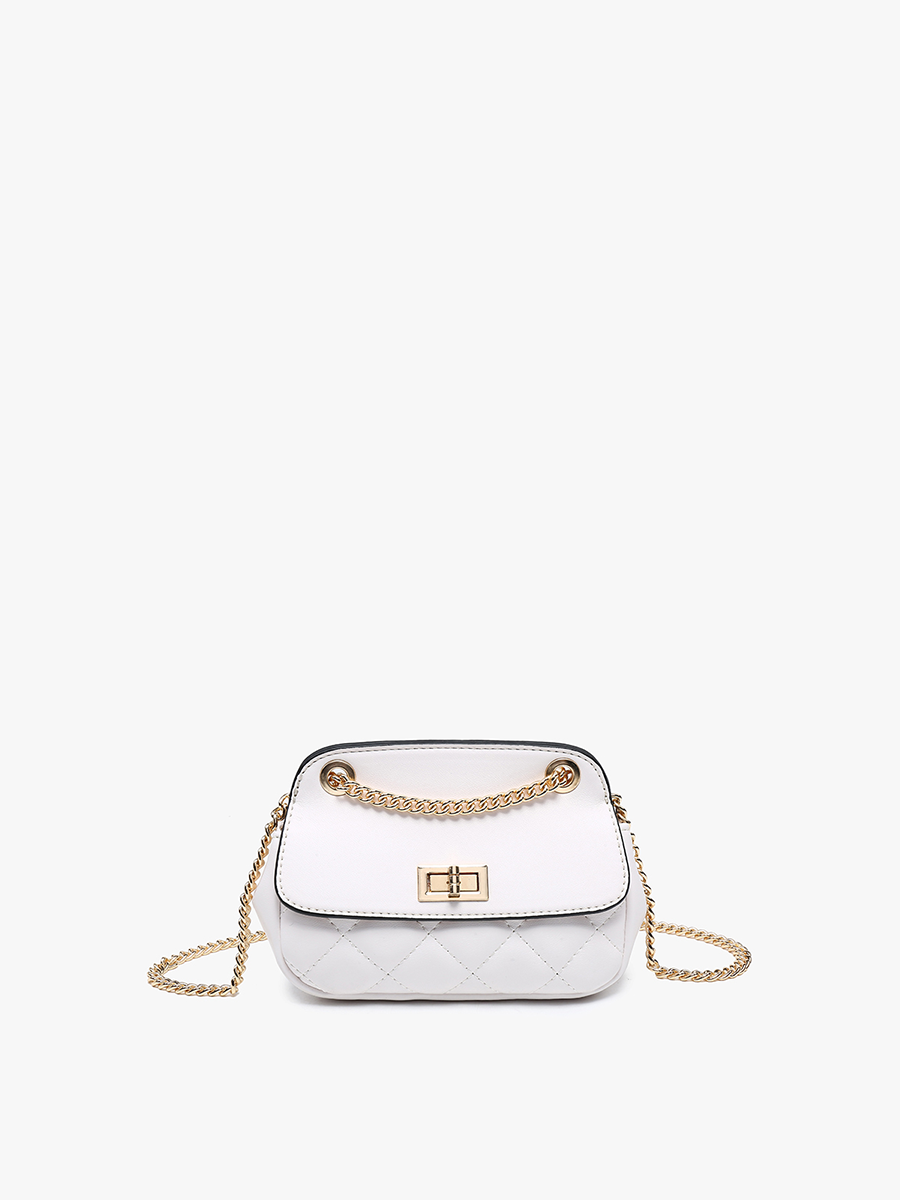 Arabella Vegan Cinched Satchel in Ivory - Jen & Co. vegan handbag