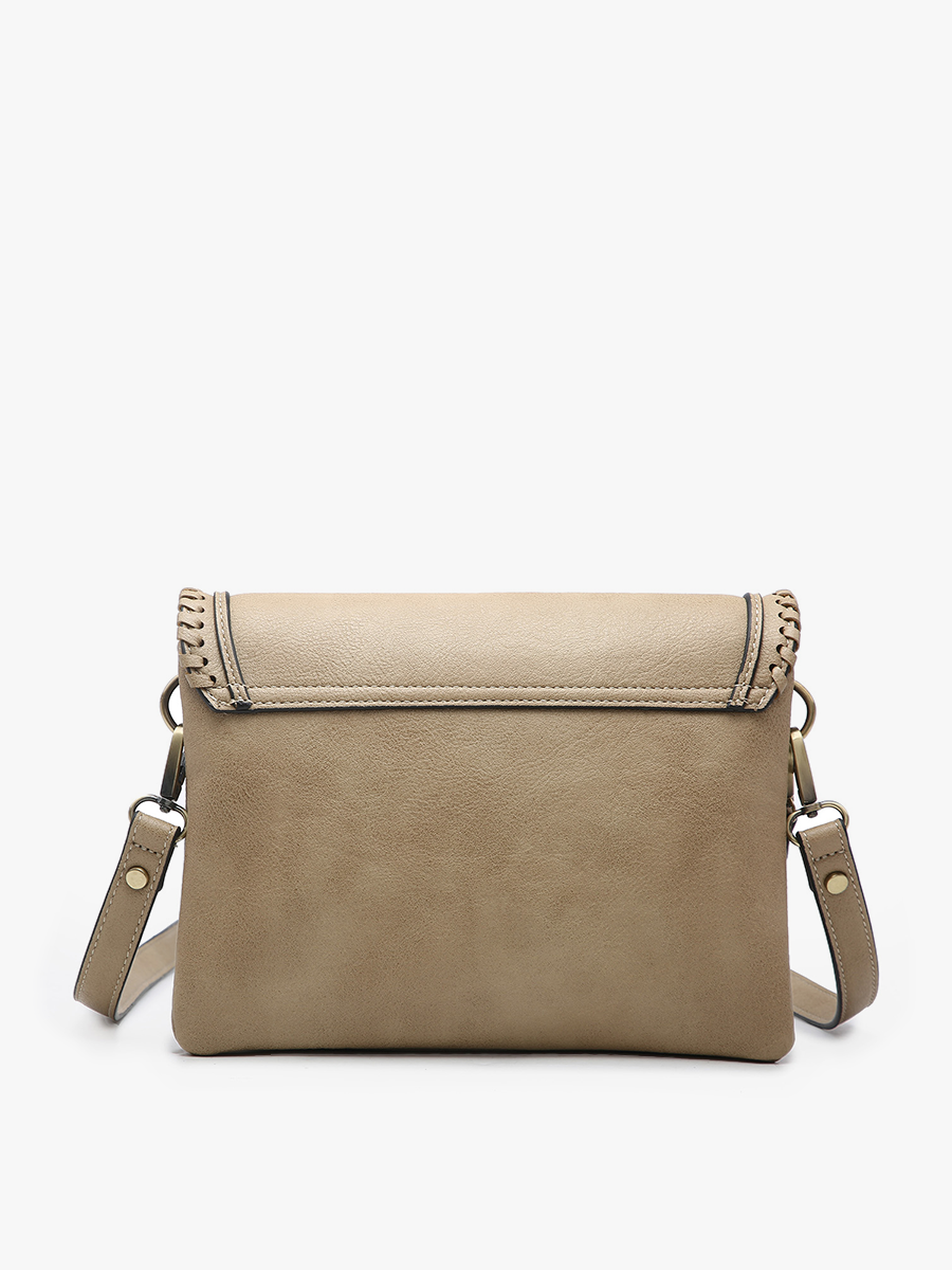 Sloane Vegan Crossbody in - Jen & Co. vegan handbag