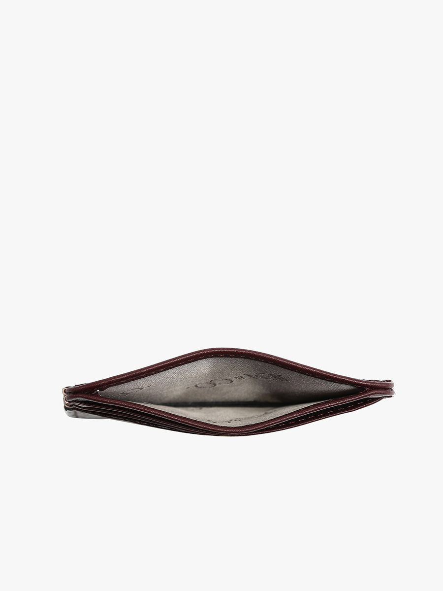 Fatima Vegan Woven Wallet - Jen & Co. vegan handbag