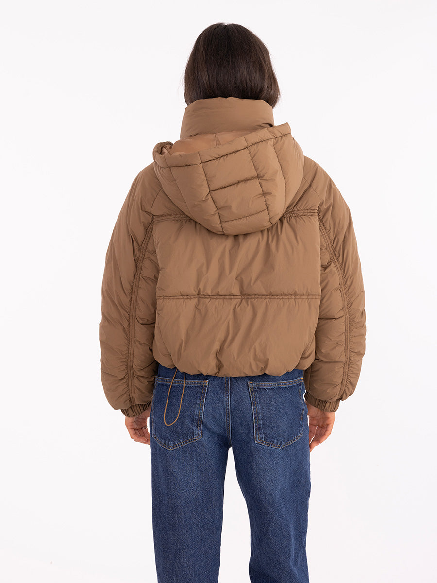 Miranda Nylon Puffer Jacket - Jen & Co. vegan handbag