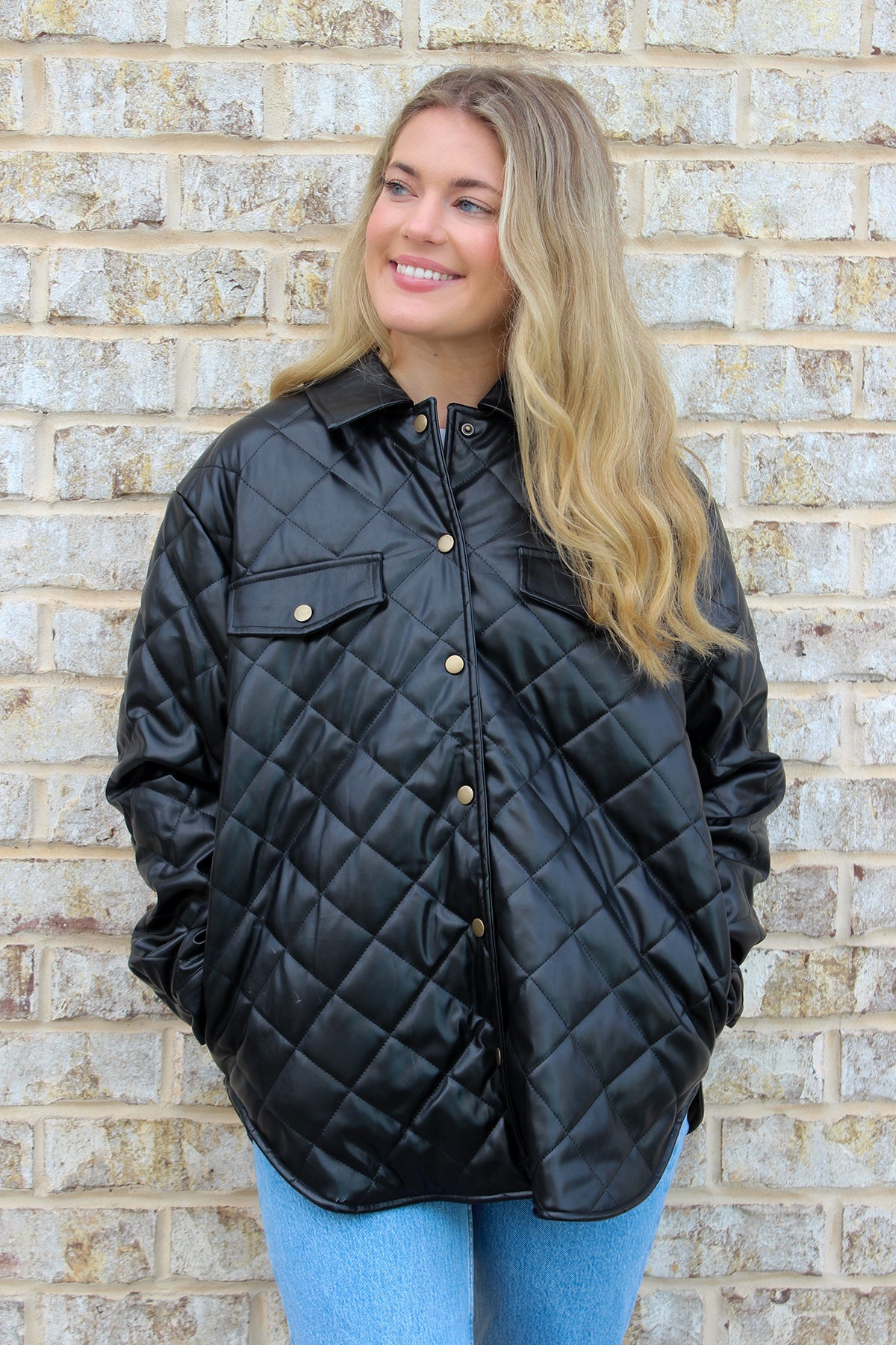 Reign Vegan Leather Jacket