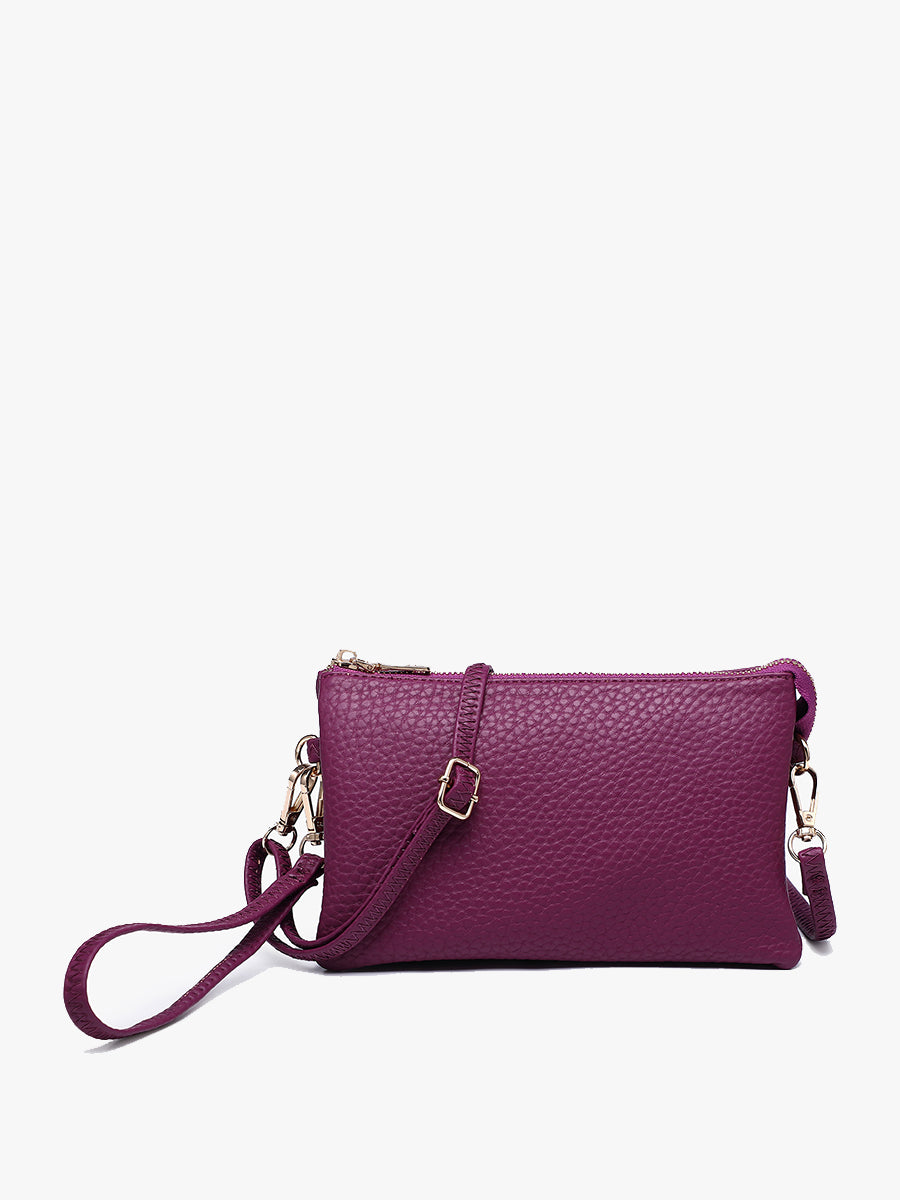 Riley Vegan Crossbody Berry Purple - Jen & Co. vegan handbag