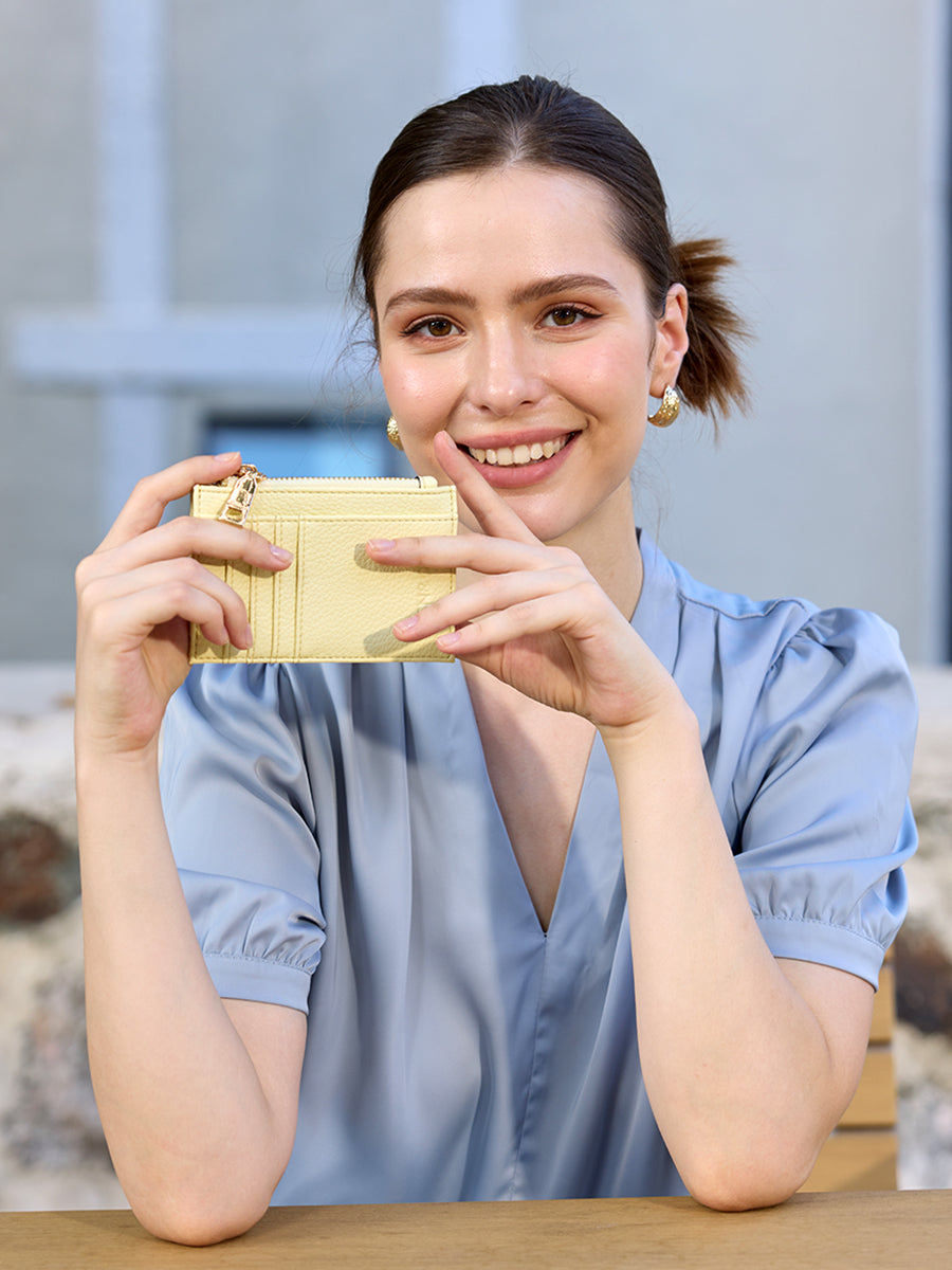 Sia Vegan RFID Wallet in - Jen & Co. vegan handbag