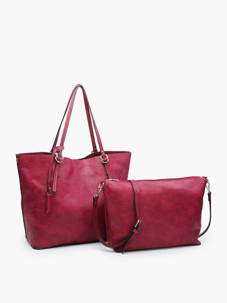 Iris Vegan Tote - Jen & Co. vegan handbag