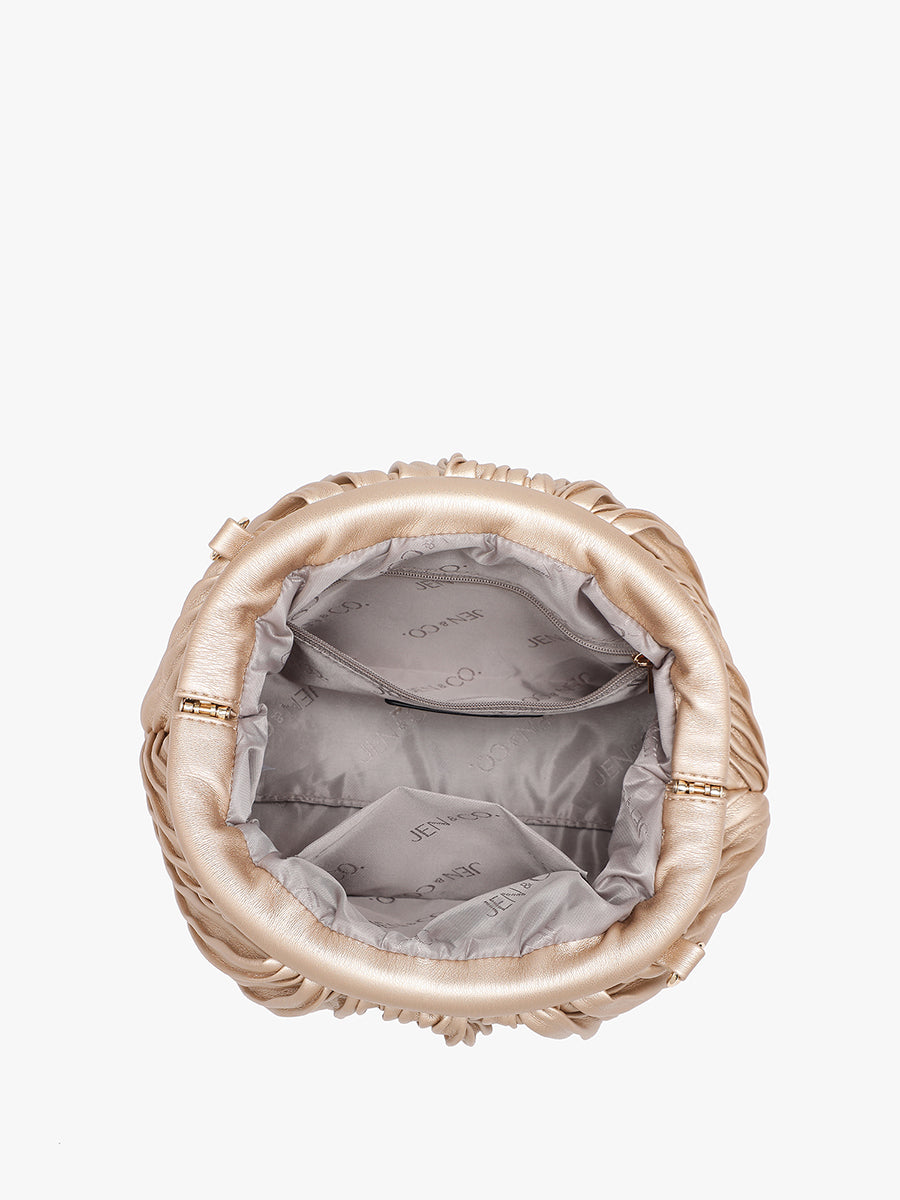 Mallory Vegan Clutch - Jen & Co. vegan handbag