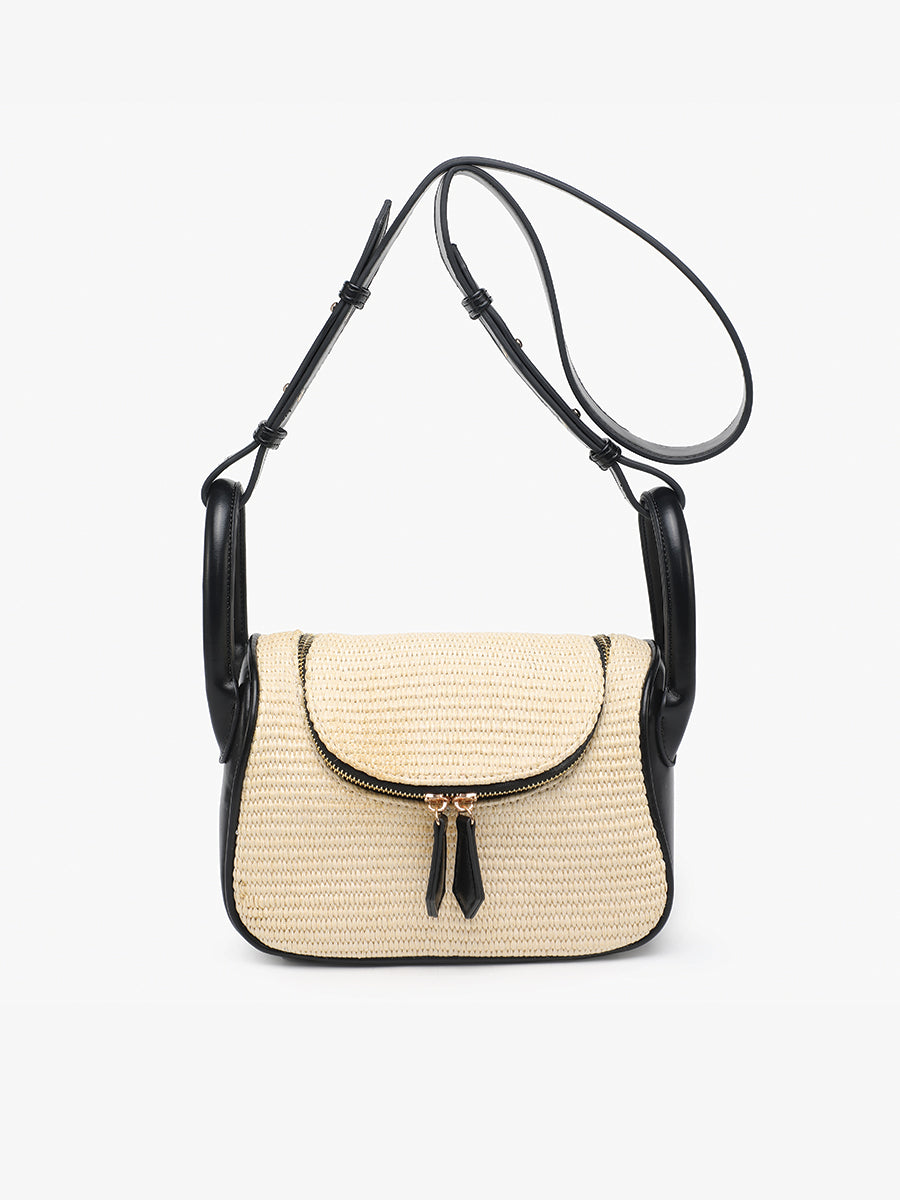 Susan Vegan Straw Crossbody