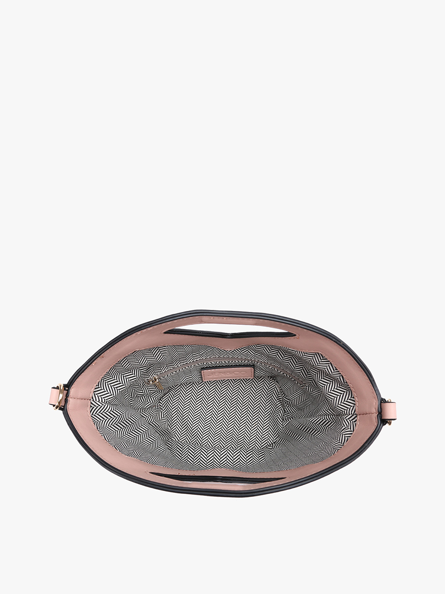 Ashlyn Vegan Snake Bucket Bag - Jen & Co. vegan handbag