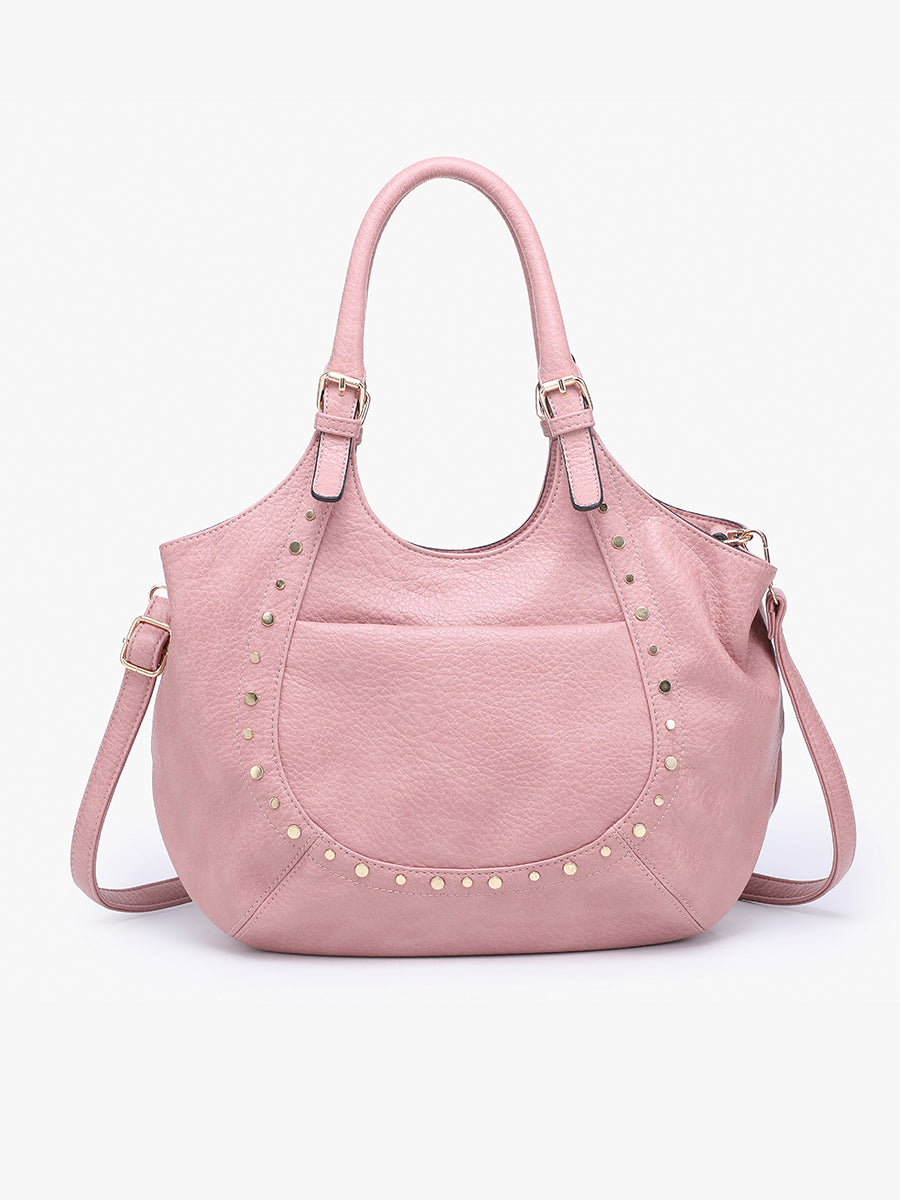 Kay Vegan Studded Hobo