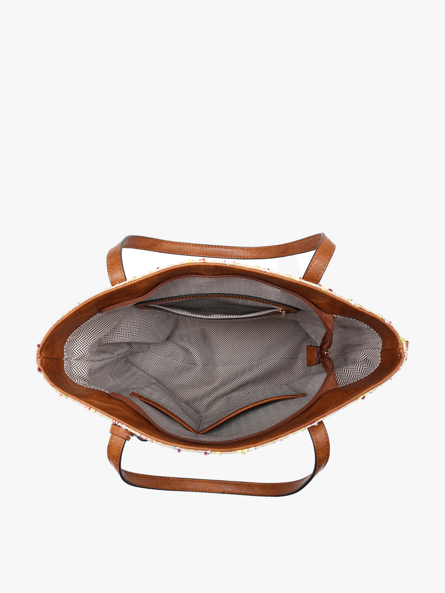 August Vegan Tote in - Jen & Co. vegan handbag