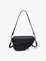 Marisol Vegan Asymmetrical Saddle Bag