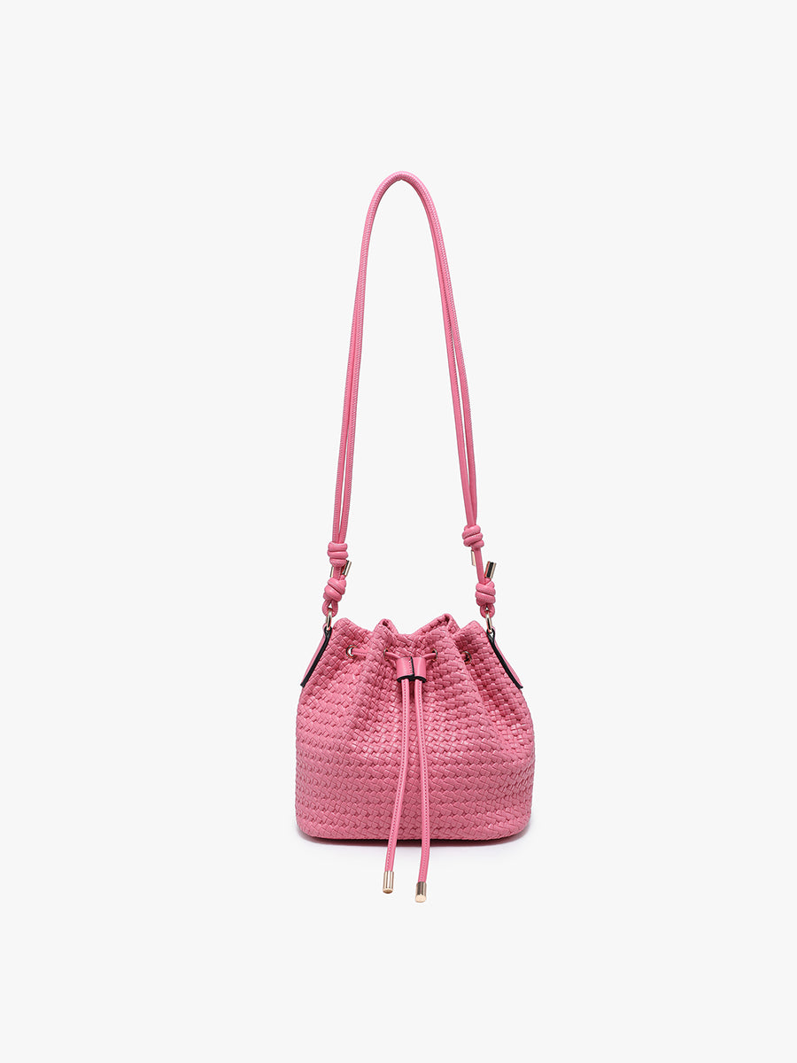 Elliana Vegan Faux Woven Bucket Bag
