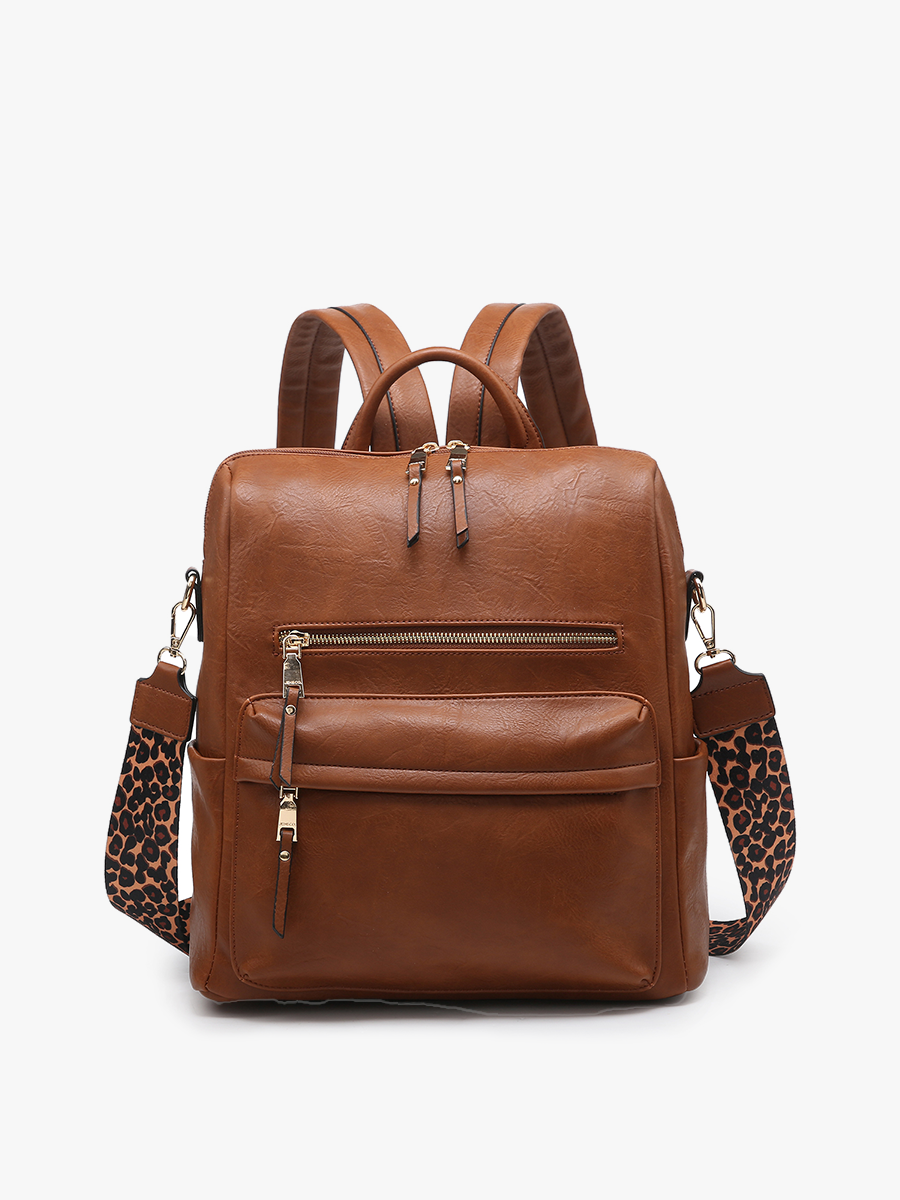 amelia fossil preston leather backpack purse Jen & Co Convertible with Guitar Strap Jansport Right Pack Backpack Fat Bastard Musky Lure Sleek and adaptable Color:Dark Walnut