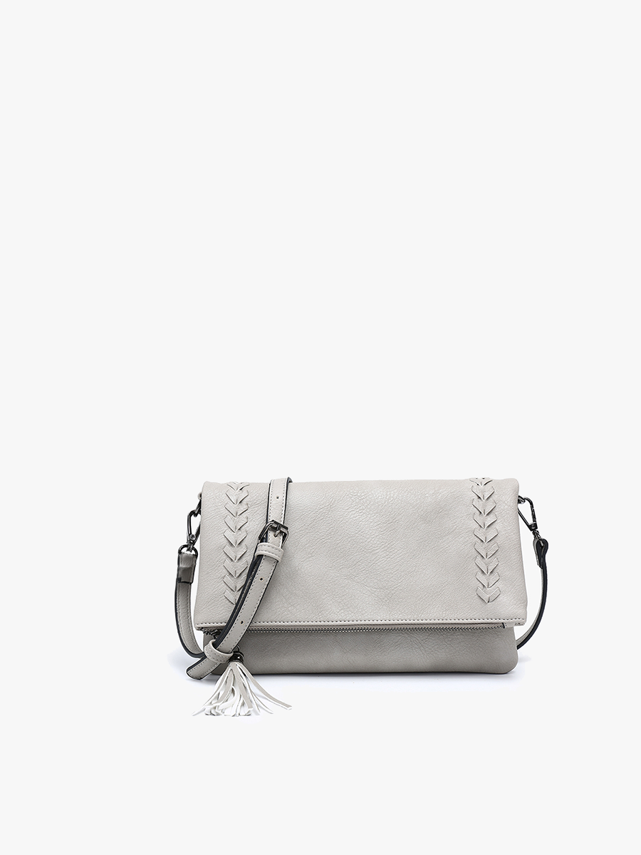 Isadora Vegan Dist Whipstitch Crossbody