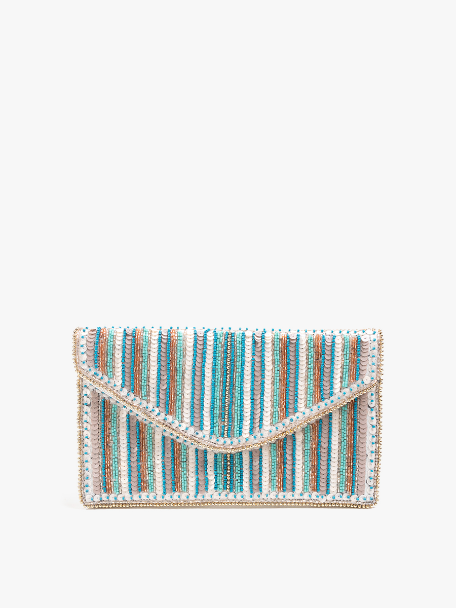 Livy Crossbody Stripe-Multi - Jen & Co. vegan handbag