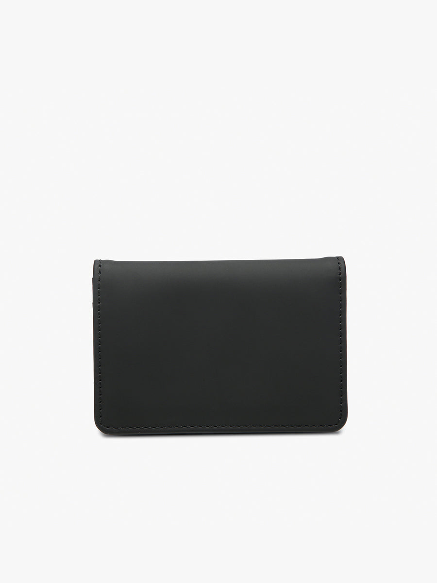 Evie Vegan Bifold Wallet in Black - Jen & Co. vegan handbag