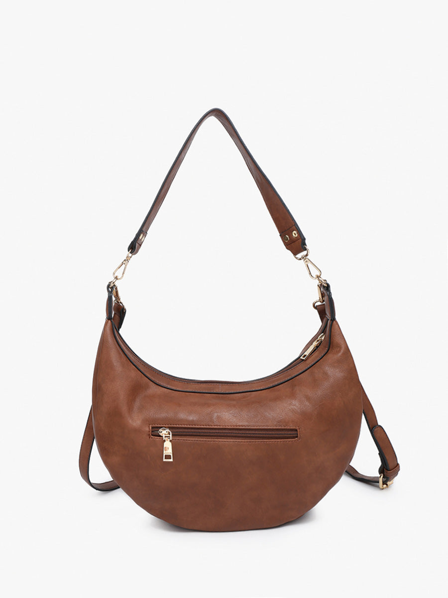 Lee Vegan Crescent Shoulder Bag - Jen & Co. vegan handbag
