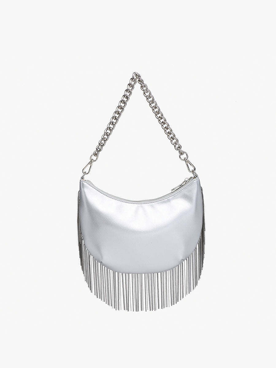 ショルダーバッグ・ポシェット KARA CRYSTAL FRINGE BEAN SHOULDER BAG Kira Fringe Shoulder Bag by Tory Burch Accessories | Rent