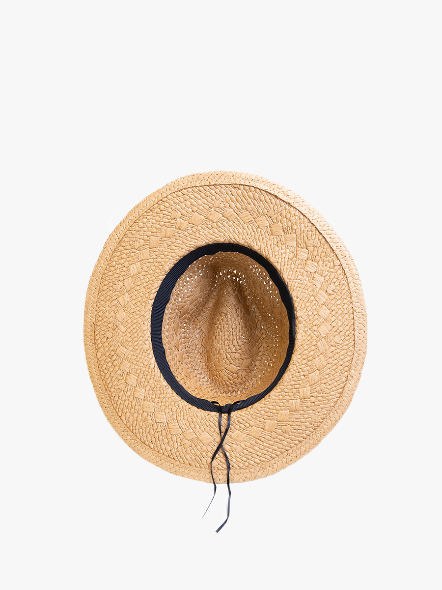 Hartley Fedora w/ Leather - Jen & Co. vegan handbag
