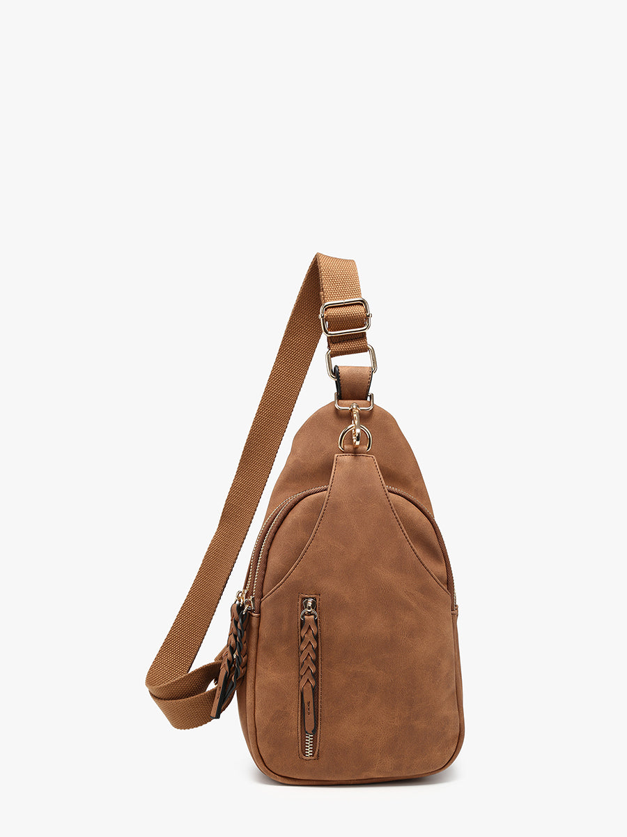 Nikki Vegan Suede Sling Bag