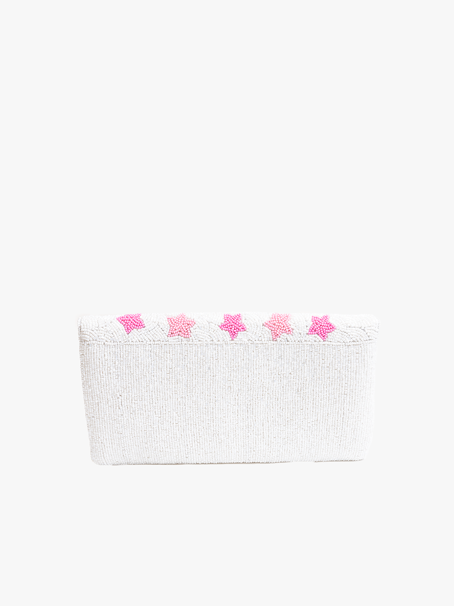 Dolly Beaded Clutch