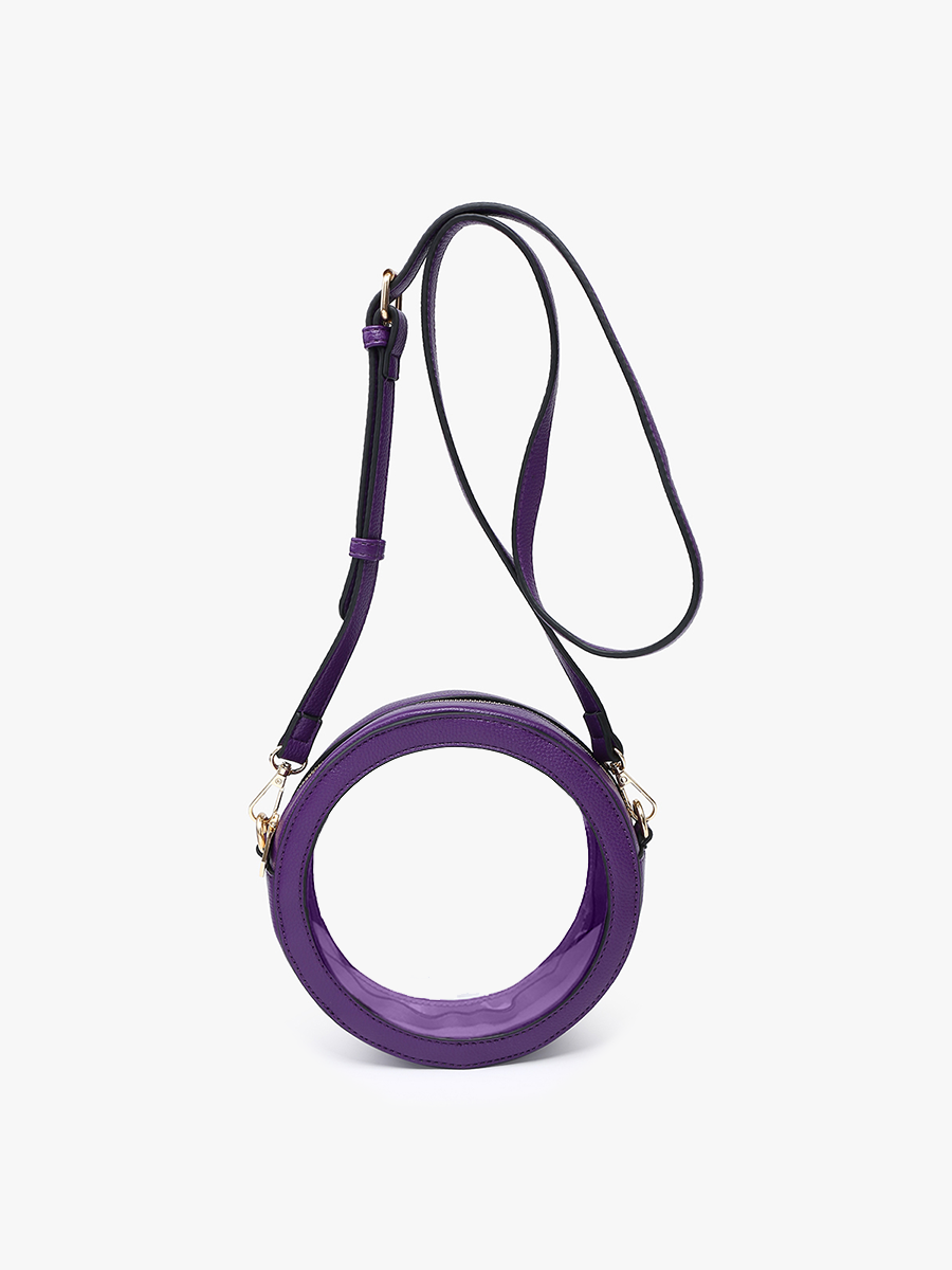 Lilibet Vegan Clear Circ Crossbody