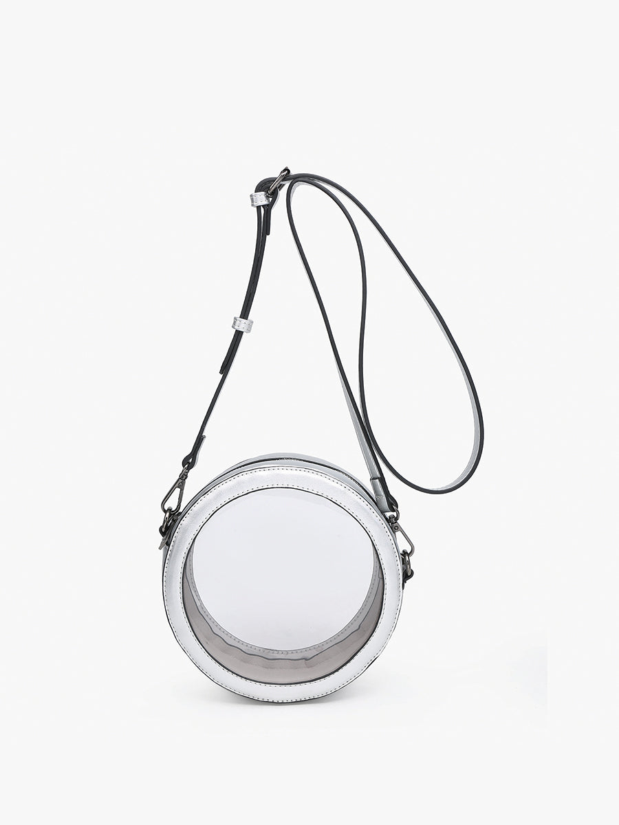 Lilibet Vegan Clear Circ Crossbody