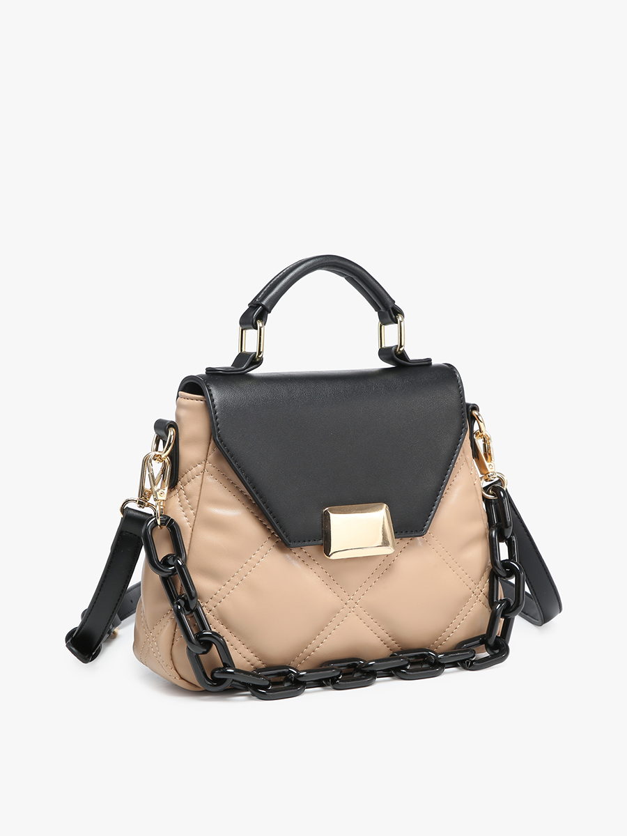 Ollie Vegan Quilted Crossbody