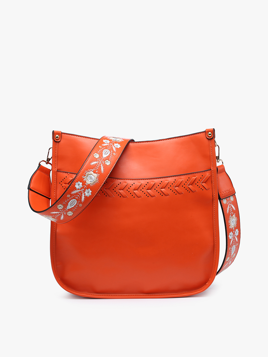 Pippa Vegan Stitch Accent Crossbody