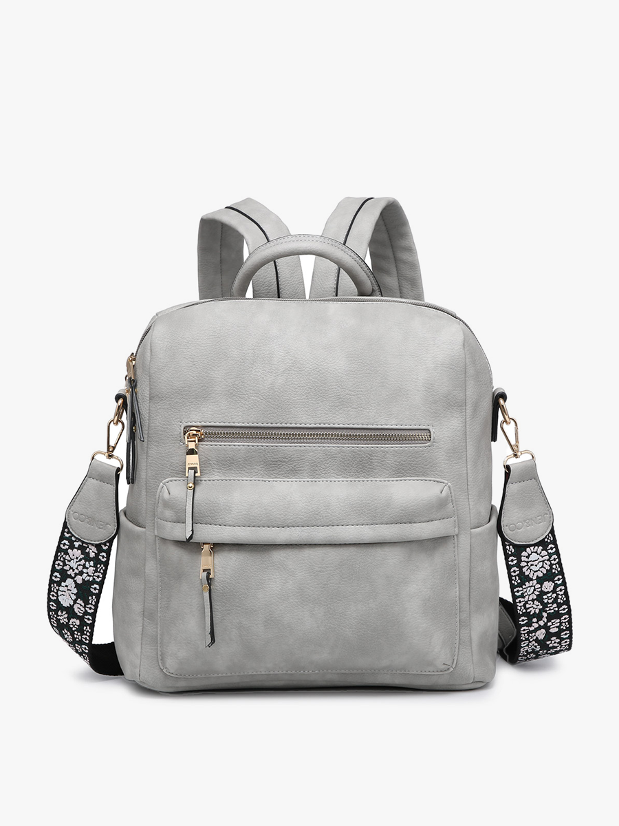 Amelia Backpack Light Grey
