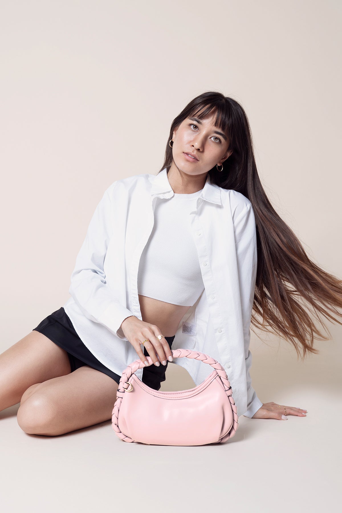 Juliette Vegan Half-Moon Bag - Jen & Co. vegan handbag