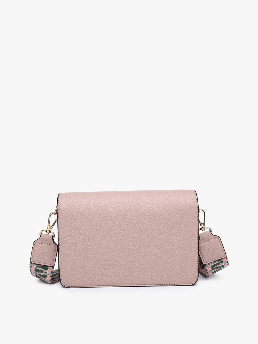 Noah Vegan Guitar Strap Crossbody - Jen & Co. vegan handbag