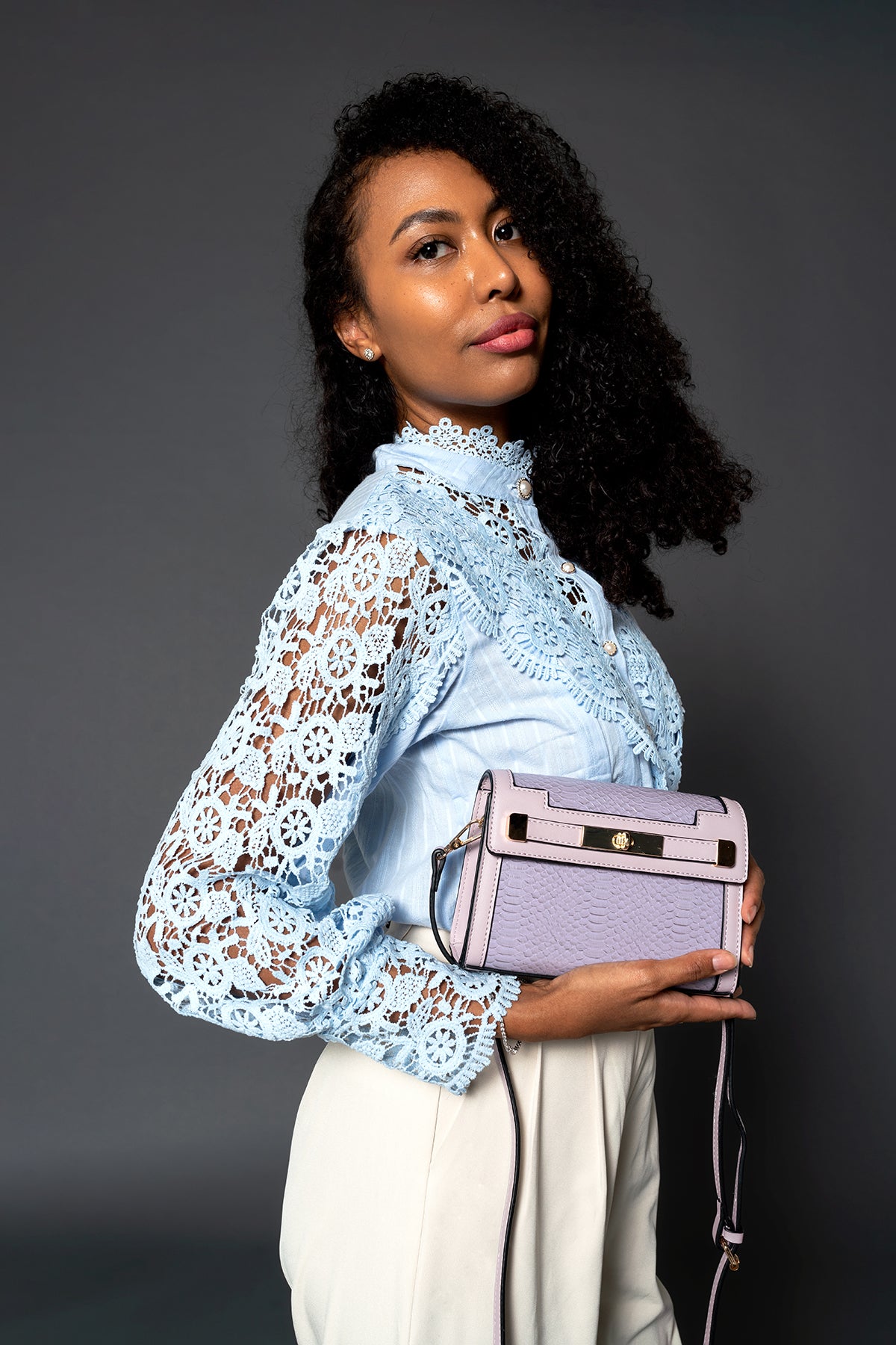 Etta Vegan Snake Crossbody in - Jen & Co. vegan handbag