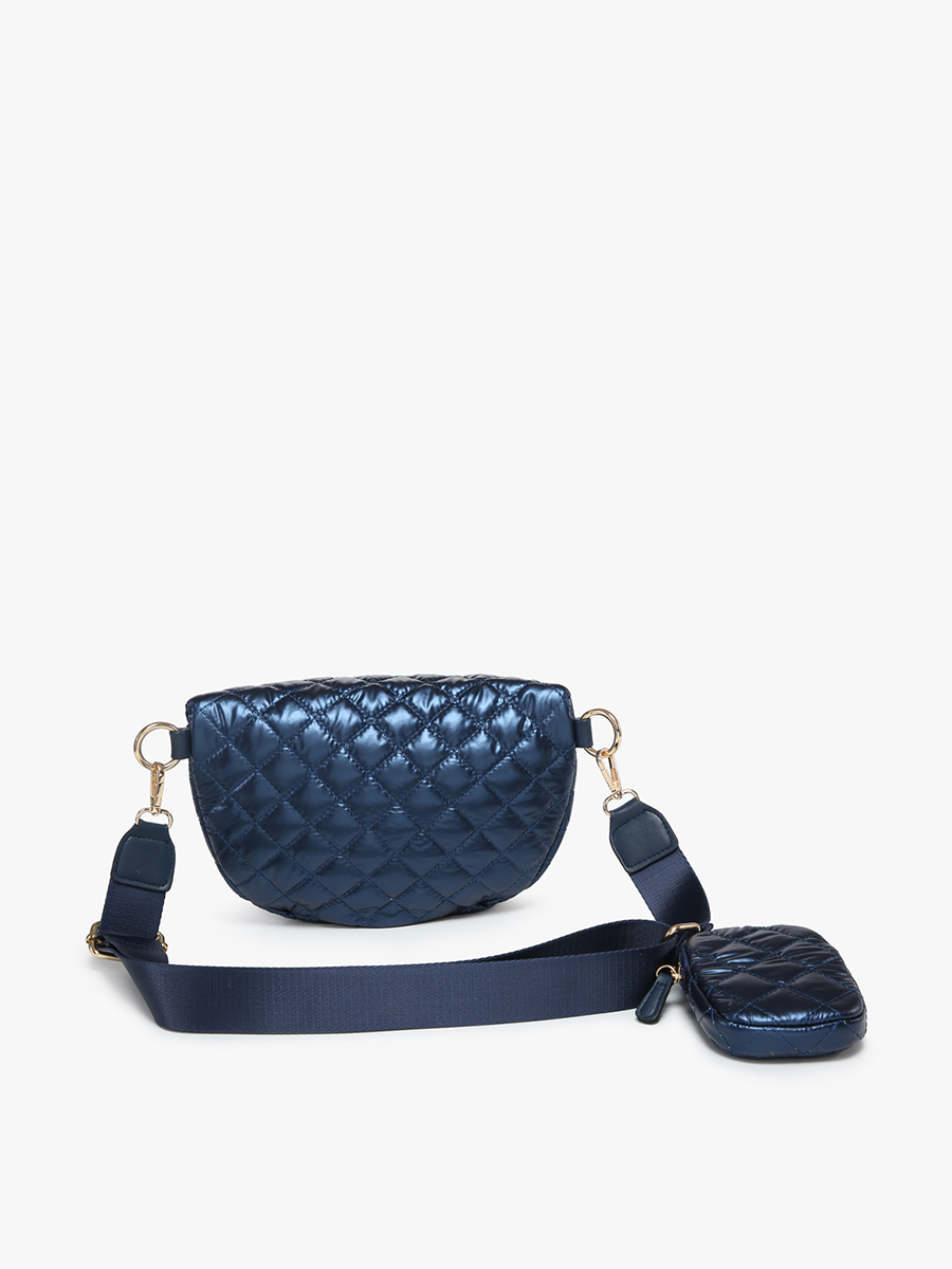Arianna Vegan Nylon Belt Bag in - Jen & Co. vegan handbag