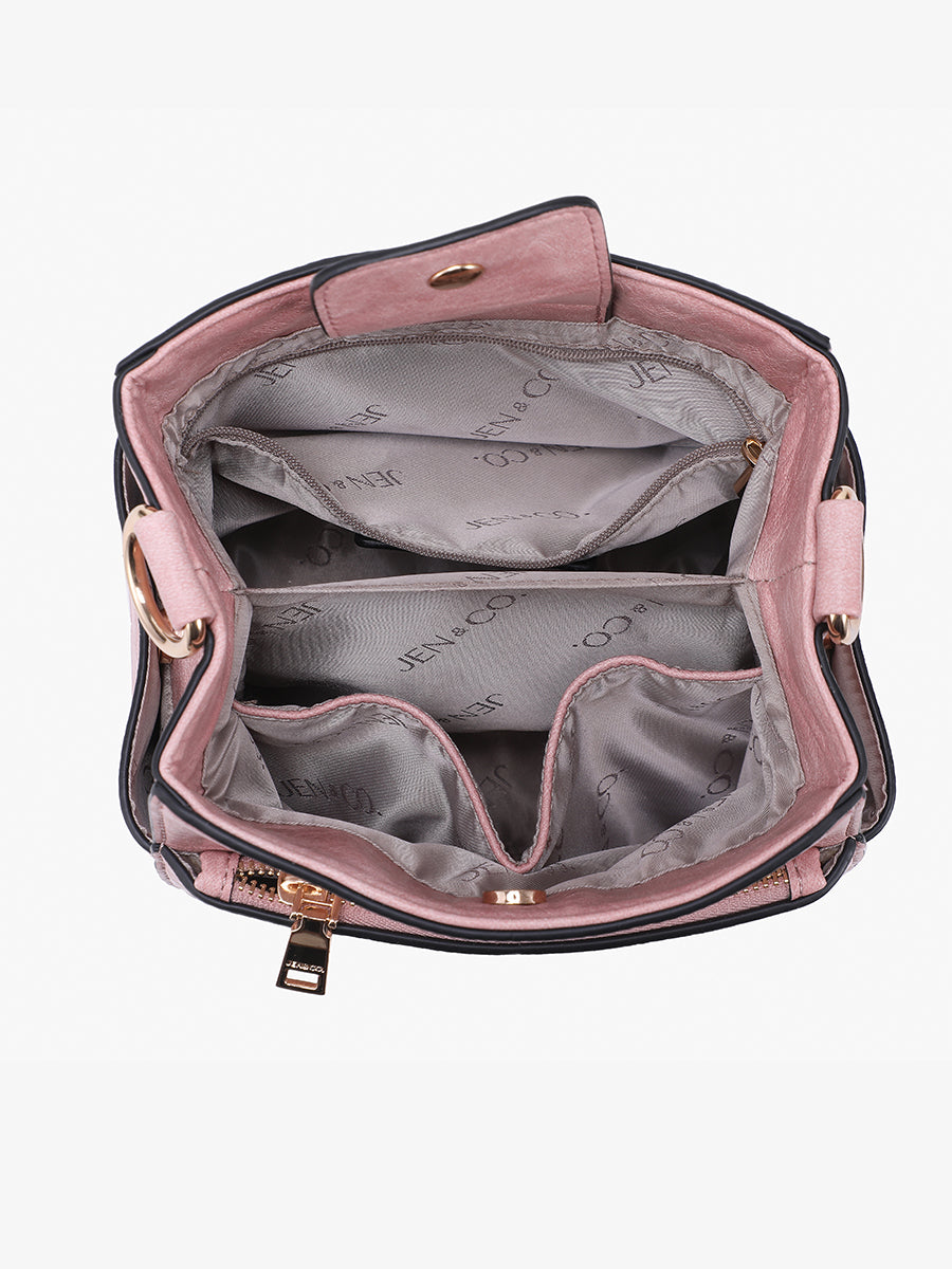 Jeanne Vegan Square Bucket Bag