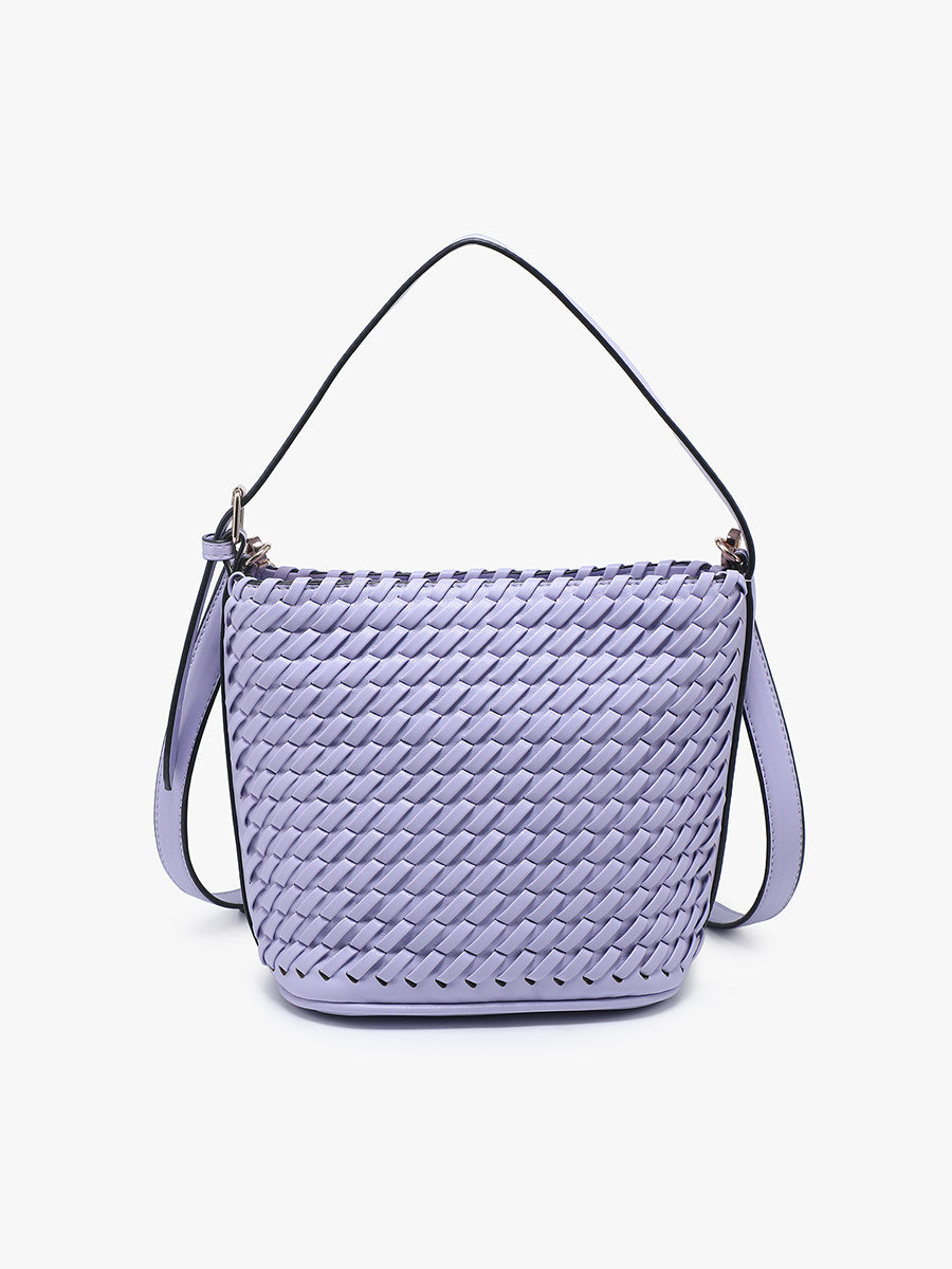 Emerson Vegan Woven Bucket Bag